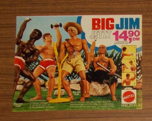 Seltene werbung big jim - jim,
